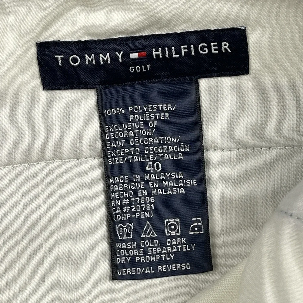 Tommy Hilfiger Shorts Mens 40 Blue Pleated Casual‎ Travel Golf Vacation Preppy